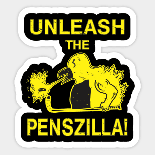 Penszilla Penguins hockey shirt Sticker